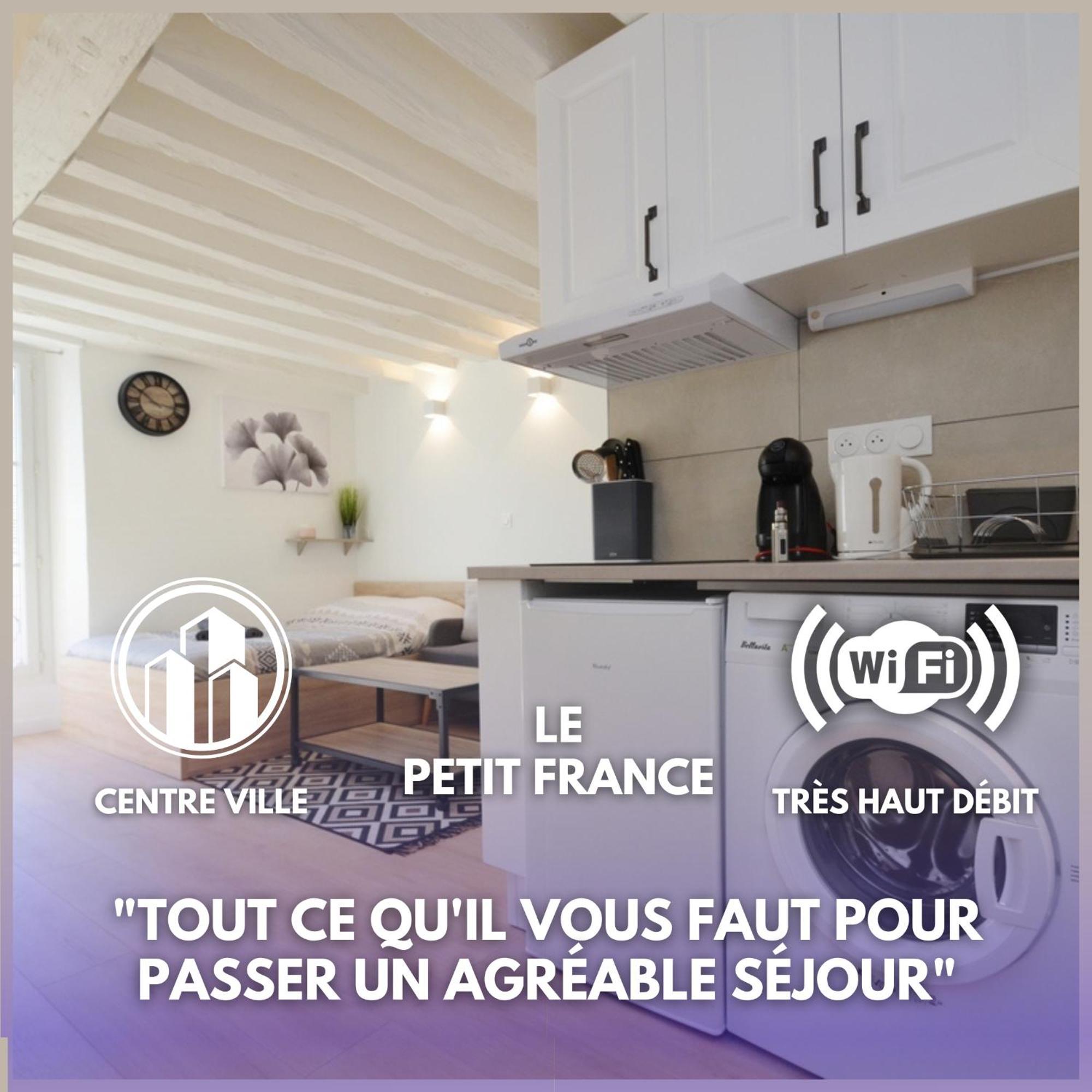 Ferienwohnung Le Petit France - Hyper Centre De Fontainebleau - Proche Insead Exterior foto